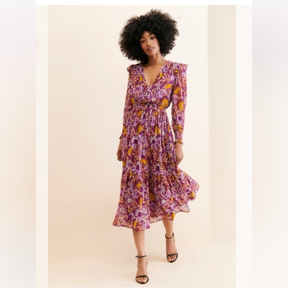 Banjanan Pearl Floral Midi Dress - Picture 3 of 7